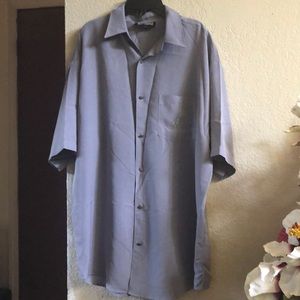 Versace t shirt buttons down grey large